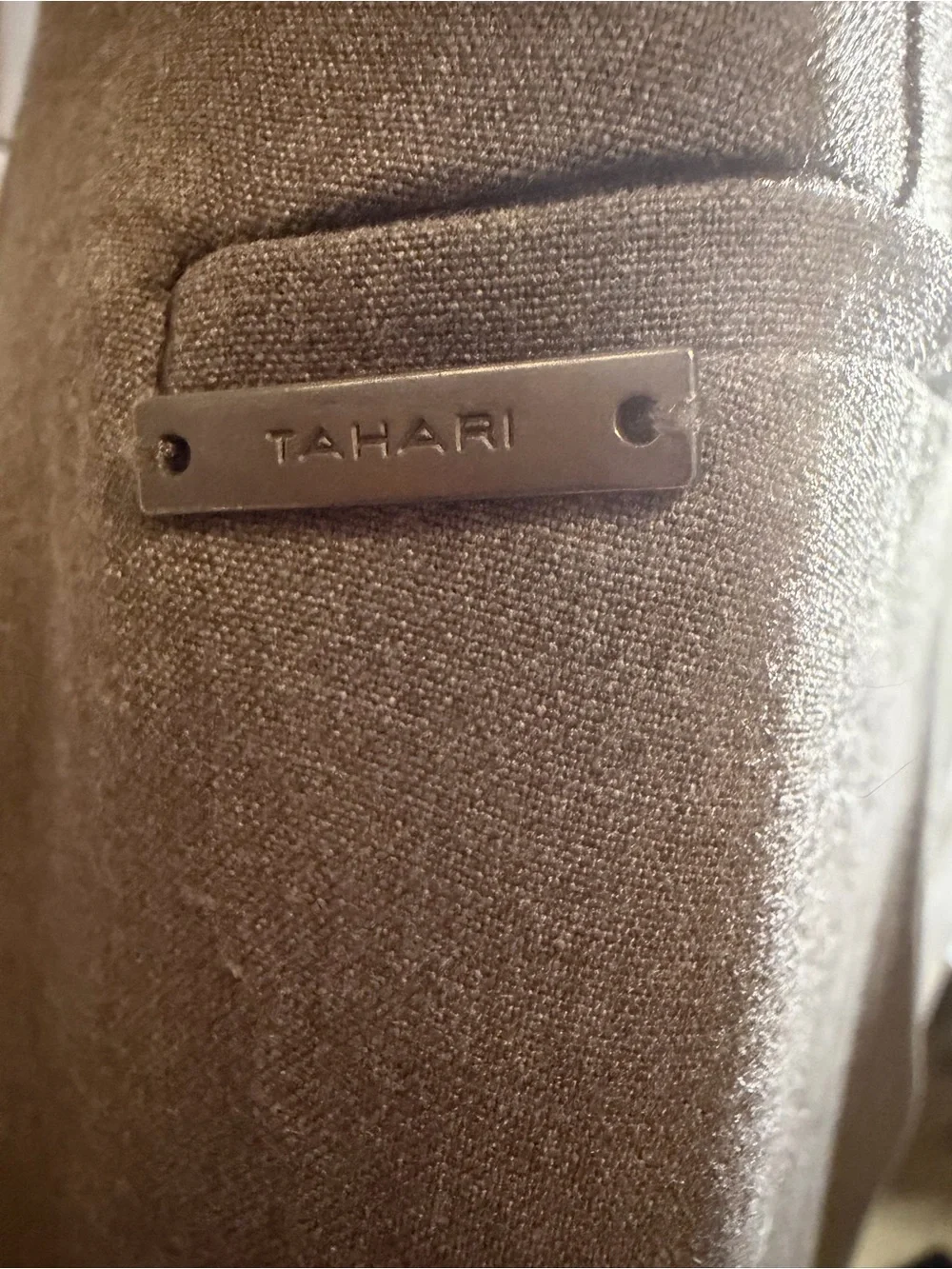Tahari Olive Green Tailored Dress Pants - Picture 10 of 10